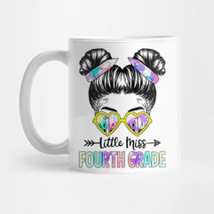 Little Miss Fourth Grade Girls Back To School Shirt Daughter Mug